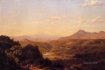 アンデスの風景の中の一場面 ハドソン川フレデリック・エドウィン教会 Oil Paintings